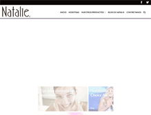 Tablet Screenshot of natalie.cl